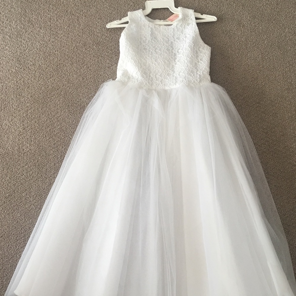 Flower girl, first communion, Easter dress